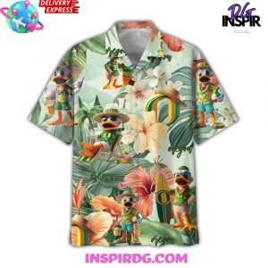 Oregon Ducks Tropical Special Hawaiian Shirt