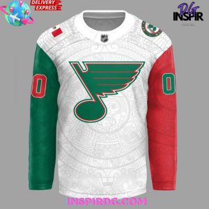 St. Louis Blues Mexican Heritage Night 2025 Hockey Jersey