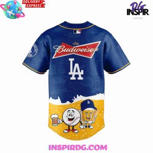 Los Angeles Dodgers Budweiser Opening Day 2025 Baseball Jersey