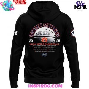 Auburn Tigers Mens Basketball WEET 16 Special Hoodie