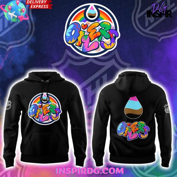 Edmonton Oilers x Pride Heritage Night Black Hoodie