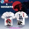 Godzilla x Los Angeles Dodgers Japan 2025 Baseball Jersey
