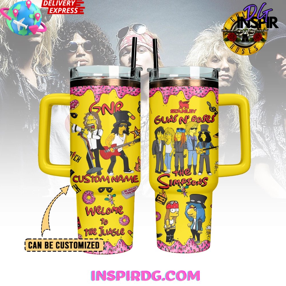 Guns N’ Roses x The Simpsons Special Stanley Tumbler 40oz Guns N’ Roses x The Simpsons Special Stanley Tumbler 40oz