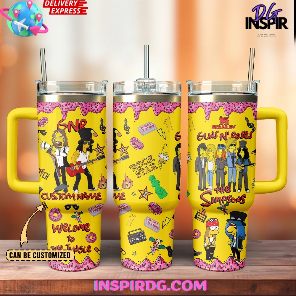 Guns N’ Roses x The Simpsons Special Stanley Tumbler 40oz Guns N’ Roses x The Simpsons Special Stanley Tumbler 40oz