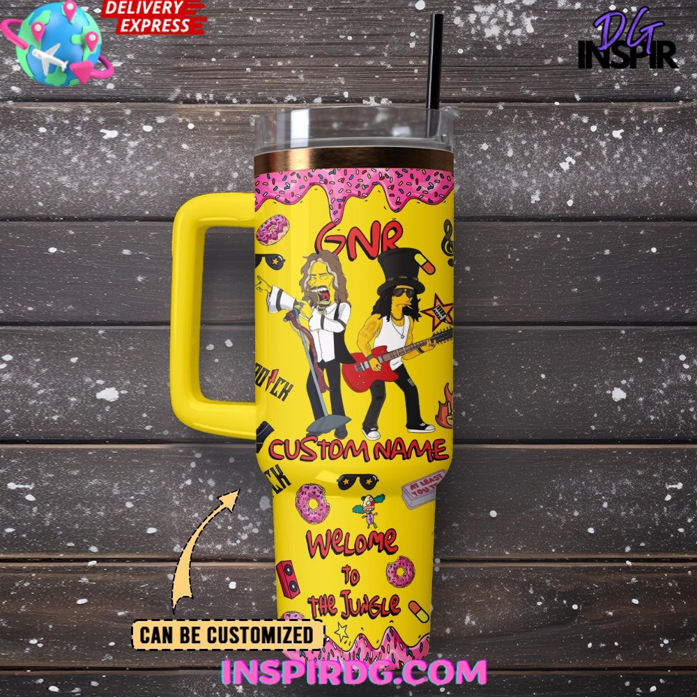 Guns N’ Roses x The Simpsons Special Stanley Tumbler 40oz Guns N’ Roses x The Simpsons Special Stanley Tumbler 40oz