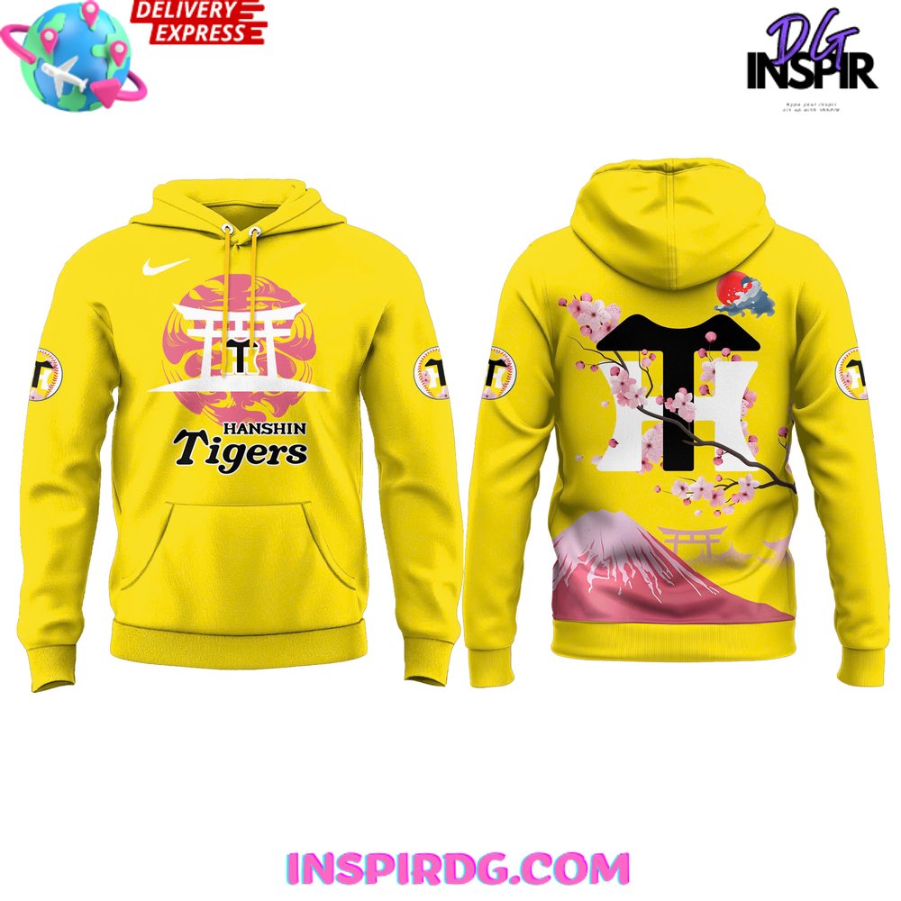 Hanshin Tigers Fuji Mount 2025 Hoodie Hanshin Tigers Fuji Mount 2025 Hoodie