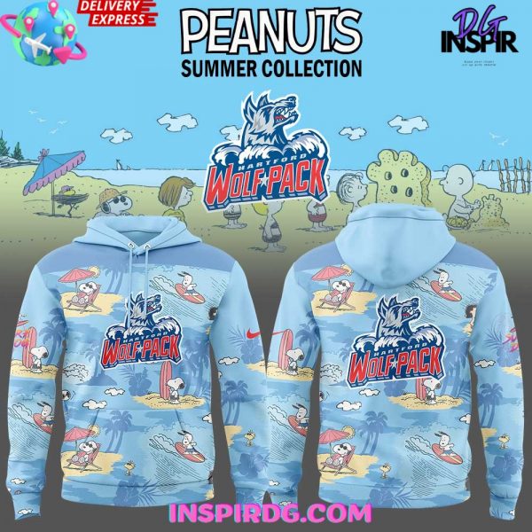 Hartford Wolf Pack Peanuts Summer Collection Hoodie