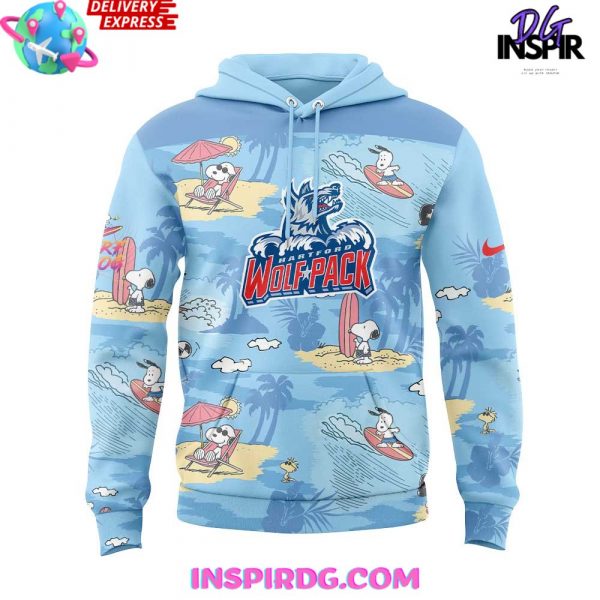 Hartford Wolf Pack Peanuts Summer Collection Hoodie