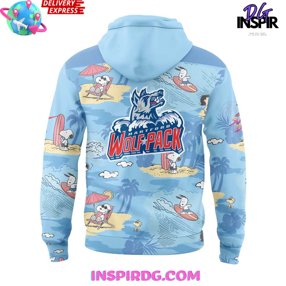 Hartford Wolf Pack Peanuts Summer Collection Hoodie Hartford Wolf Pack Peanuts Summer Collection Hoodie