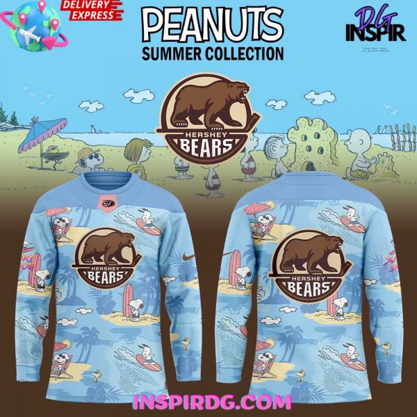 Hershey Bears Peanuts Summer Collection Hockey Jersey