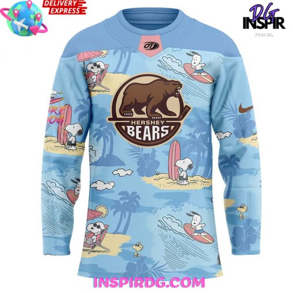 Hershey Bears Peanuts Summer Collection Hockey Jersey