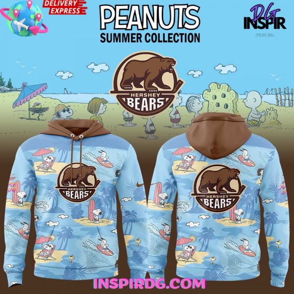 Hershey Bears Peanuts Summer Collection Hoodie
