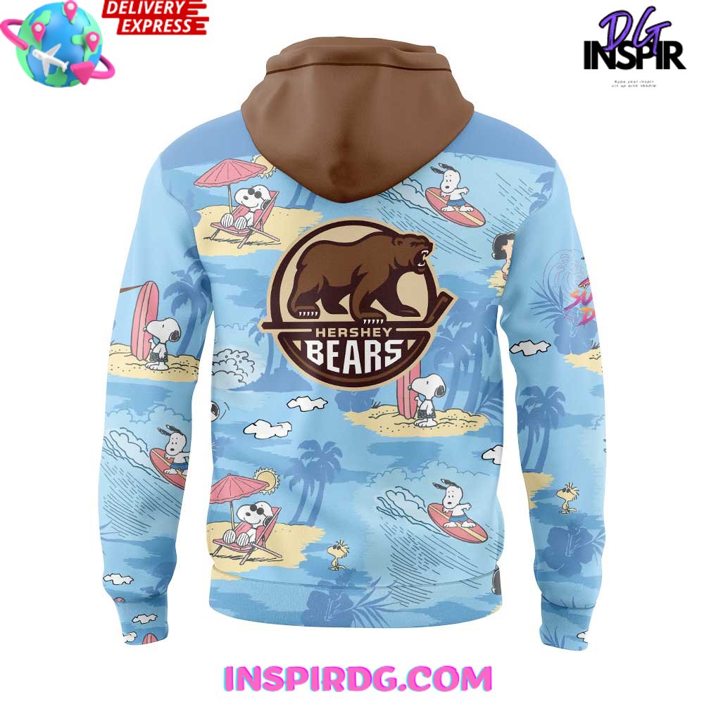 Hershey Bears Peanuts Summer Collection Hoodie Hershey Bears Peanuts Summer Collection Hoodie