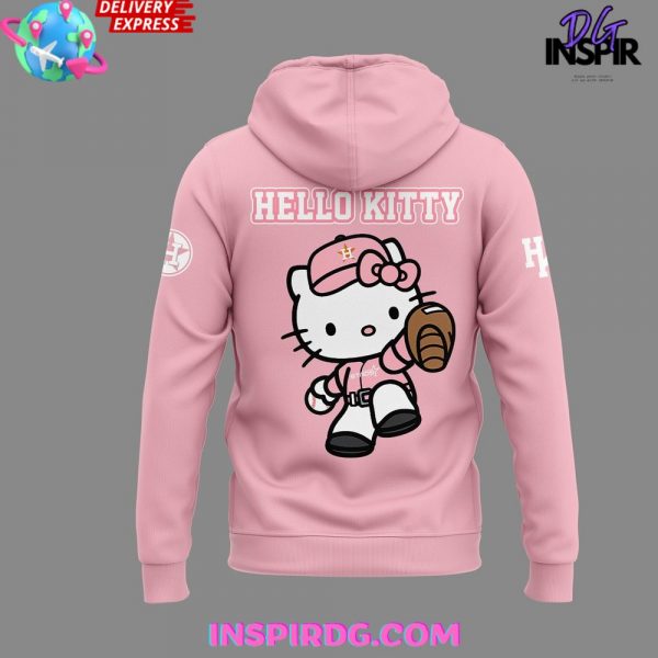 Houston Astros The Next Frontier x Hello Kitty 2025 Pink Hoodie