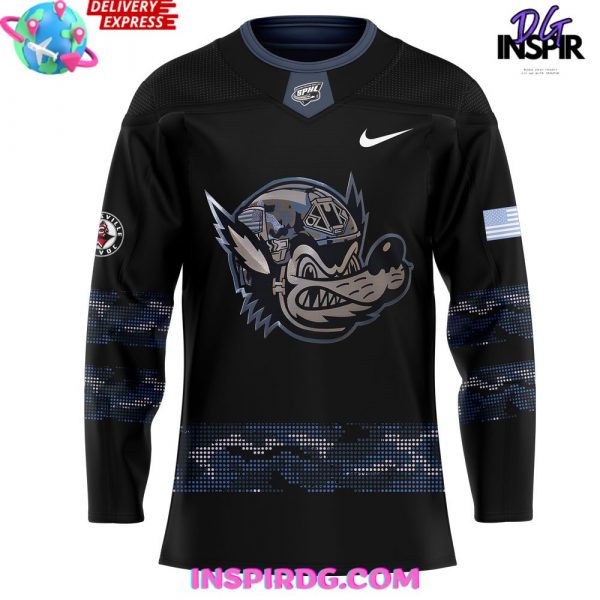 Huntsville Havoc Military Night 2025 Hockey Jersey