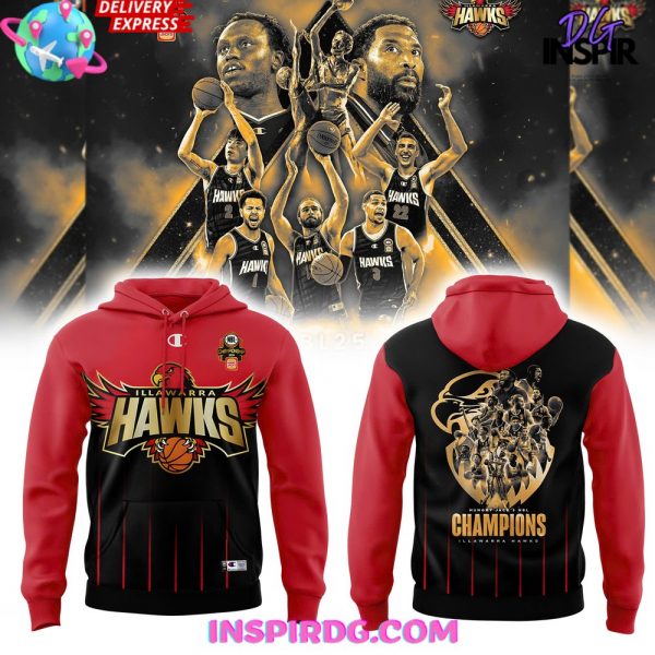 Illawarra Hawks NBL Championship 2025 Hoodie