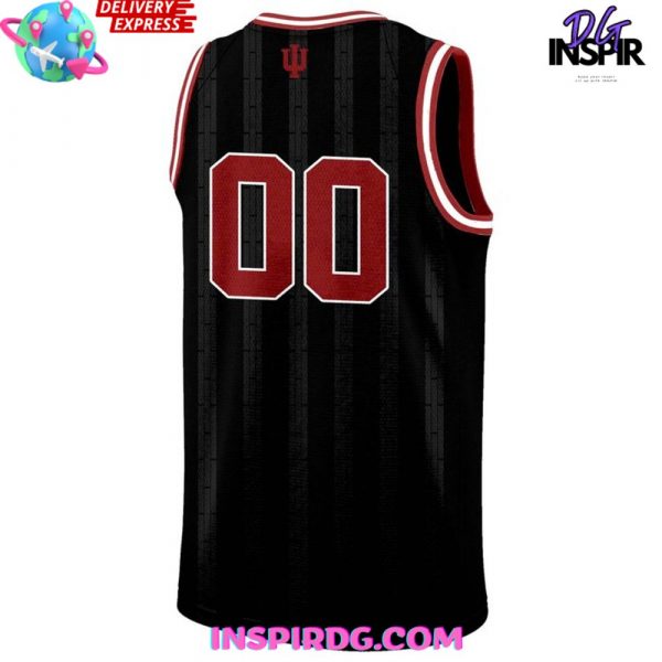 Indiana Hoosiers Men’s Basketball 2025 Black Uniform Jersey