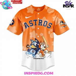 Houston Astros Bluey and Bingo 2025 Baseball Jersey