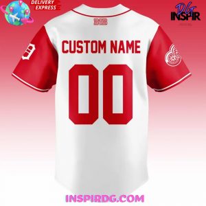 Detroit Red Wings Tiger Night 2025 Baseball Jersey