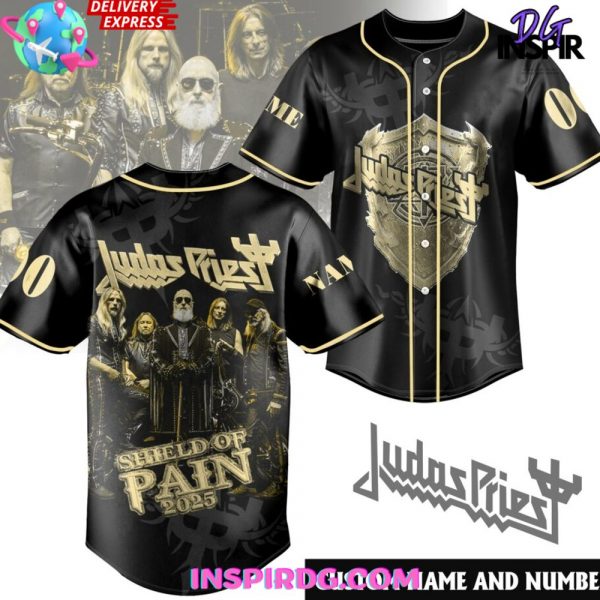 Judas Priest Shield of Pain 2025 Baseball Jersey
