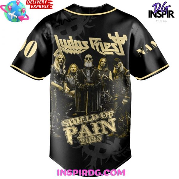 Judas Priest Shield of Pain 2025 Baseball Jersey