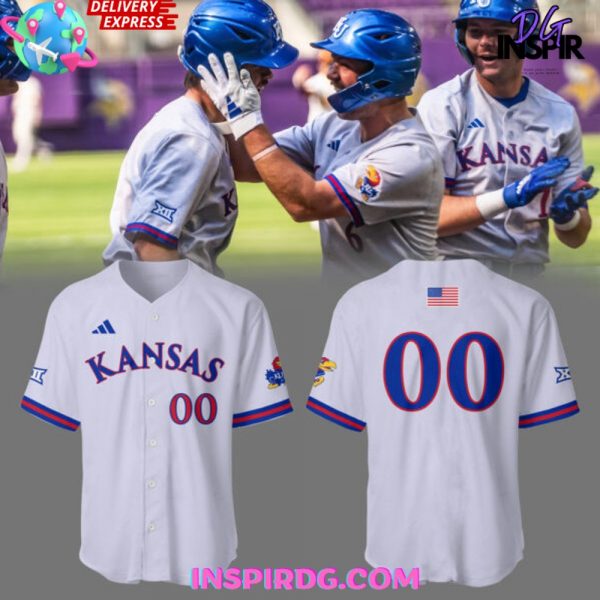 Kansas Jayhawk Baseball Uniform 2024-2025 Baseball Jersey