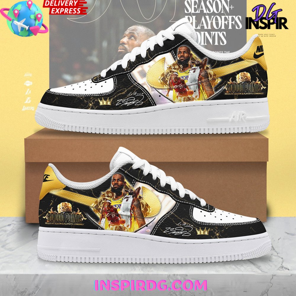 LeBron James 50,000 Points Limited Nike Air Force 1 LeBron James 50,000 Points Limited Nike Air Force 1