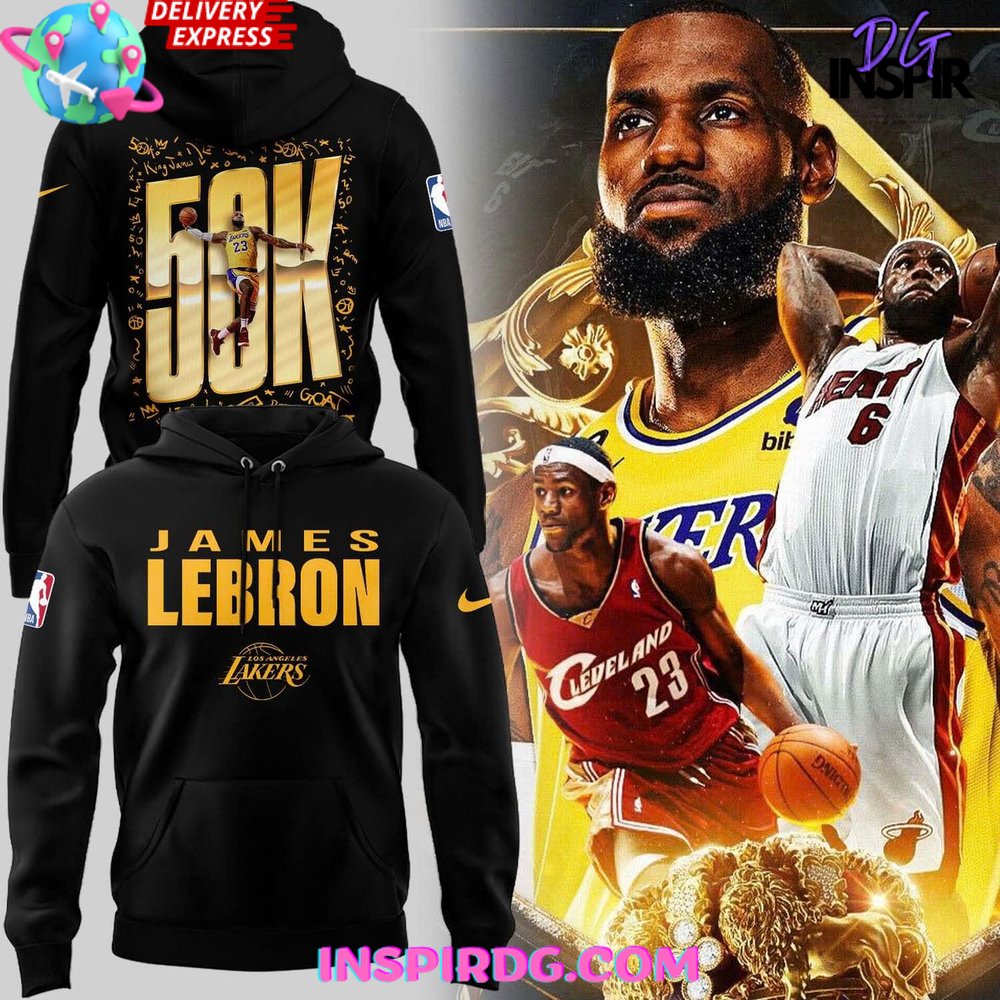 Lebron James 50k Points Limited Hoodie Lebron James 50k Points Limited Hoodie