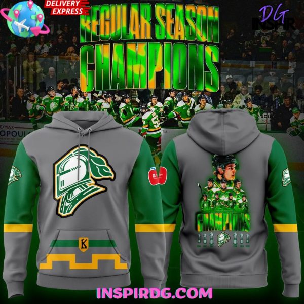 London Knights x Midwest Division Champions 2025 Hoodie