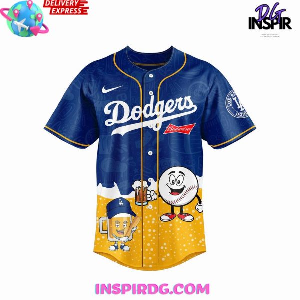 Los Angeles Dodgers Budweiser Opening Day 2025 Baseball Jersey