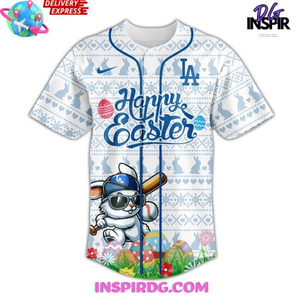 Los Angeles Dodgers Happy Easter 2025 Baseball Jersey