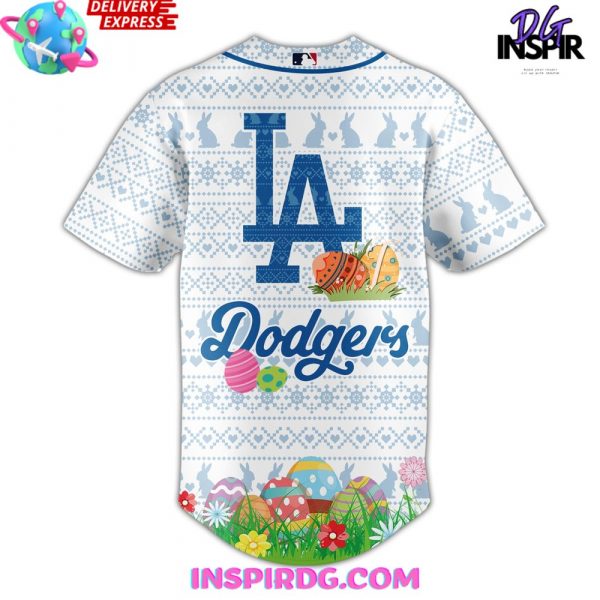 Los Angeles Dodgers Happy Easter 2025 Baseball Jersey