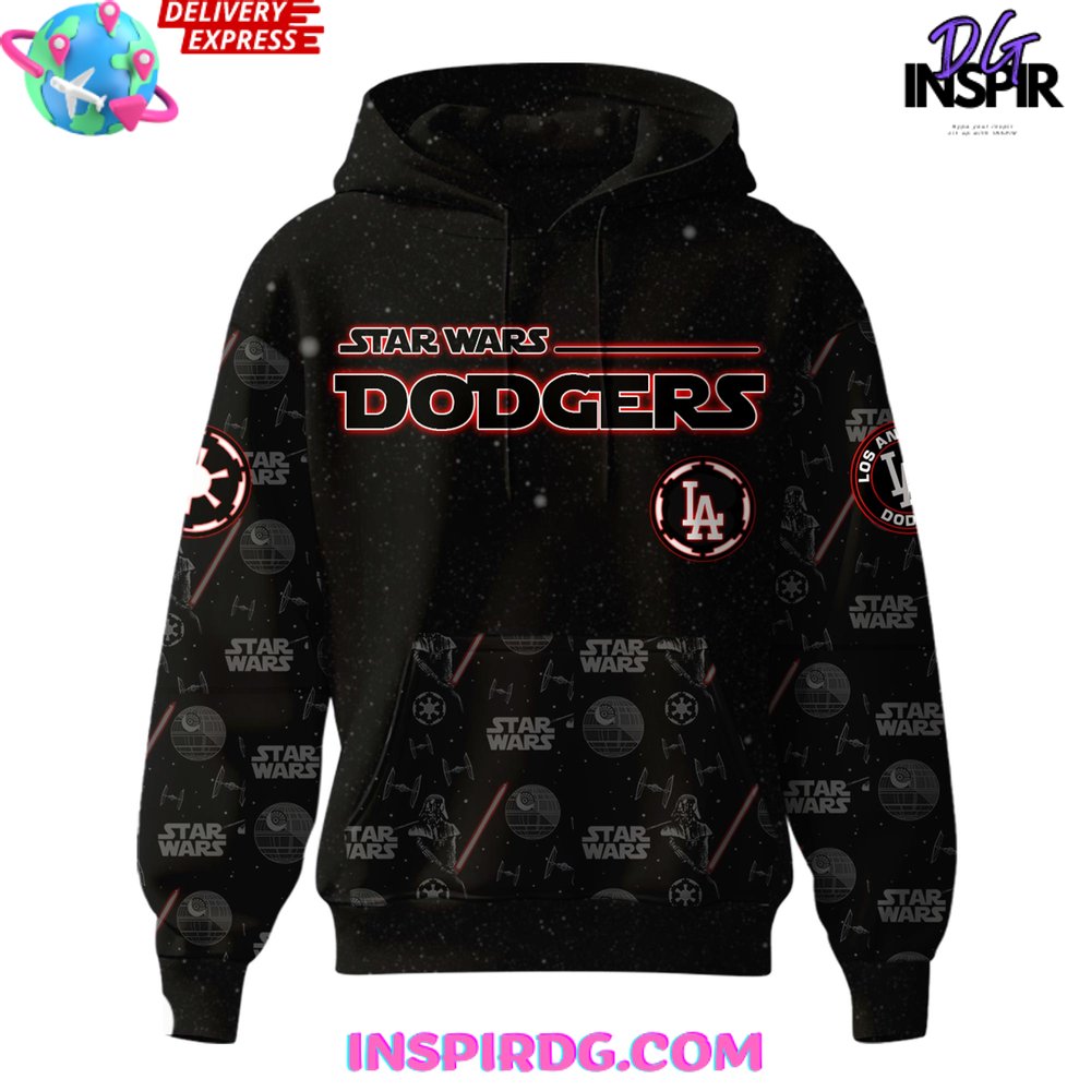 Los Angeles Dodgers MLB x Star Wars Night 2025 Hoodie Los Angeles Dodgers MLB x Star Wars Night 2025 Hoodie