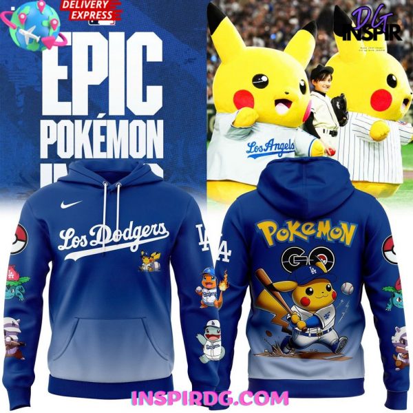 Los Angeles Dodgers Pokémon GO Edition Hoodie