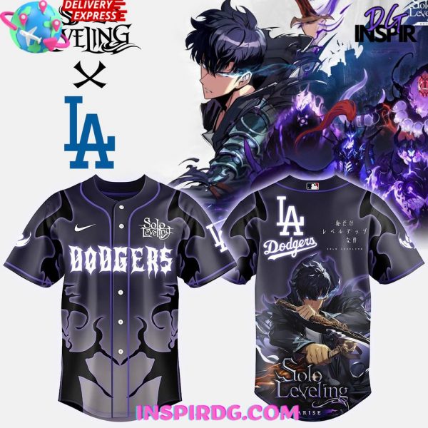 Los Angeles Dodgers x Solo Leveling Special Baseball Jersey