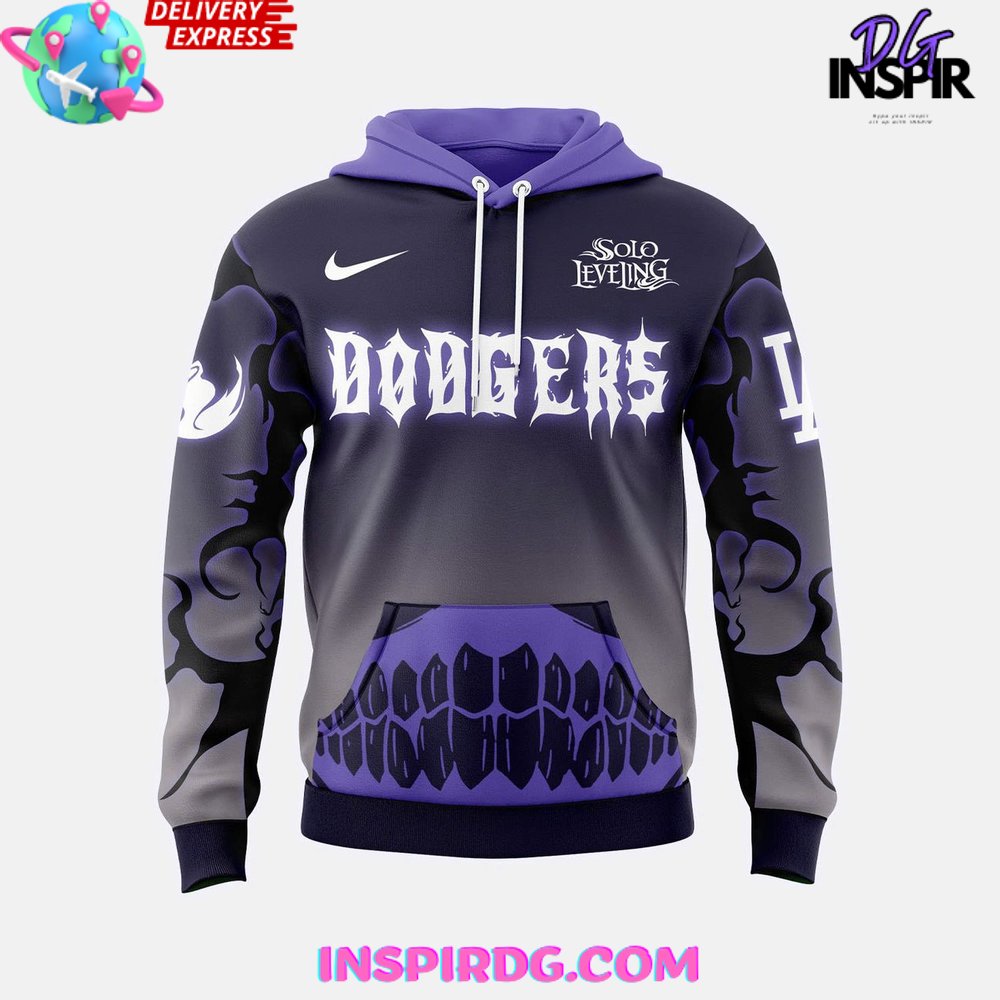 Los Angeles Dodgers x Solo Leveling Special Hoodie Los Angeles Dodgers x Solo Leveling Special Hoodie