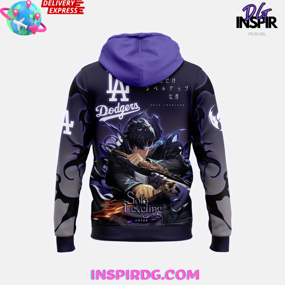 Los Angeles Dodgers x Solo Leveling Special Hoodie Los Angeles Dodgers x Solo Leveling Special Hoodie