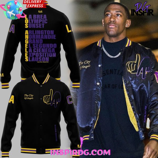 Los Angeles Lakers City of Angels Limited Varsity Jacket
