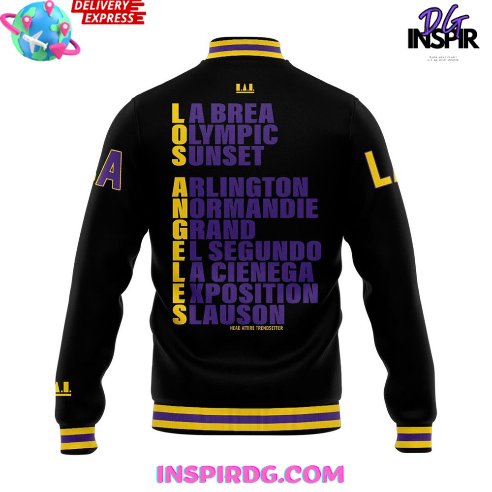 Los Angeles Lakers City of Angels Limited Varsity Jacket Los Angeles Lakers City of Angels Limited Varsity Jacket