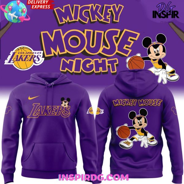 Los Angeles Lakers Mickey Mouse Special Hoodie
