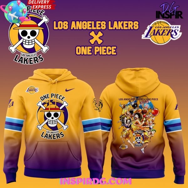 Los Angeles Lakers x One Piece Collaboration Hoodie