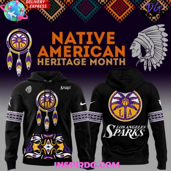 Los Angeles Sparks Native American Heritage Month 2025 Hoodie