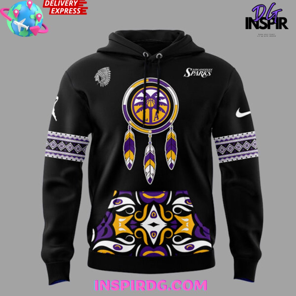 Los Angeles Sparks Native American Heritage Month 2025 Hoodie Los Angeles Sparks Native American Heritage Month 2025 Hoodie