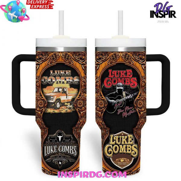 Luke Combs “Beer Never Broke My Heart” Stanley Tumbler 40oz