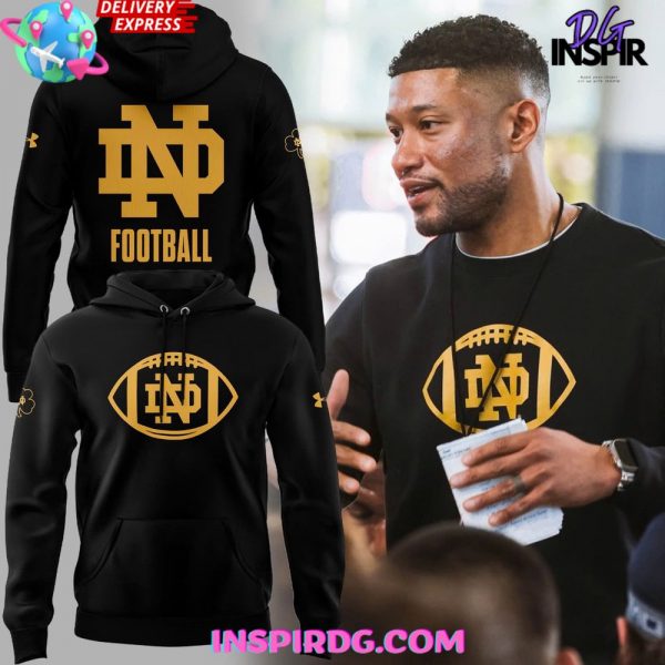 Marcus Freeman Notre Dame Fighting Irish Black Hoodie