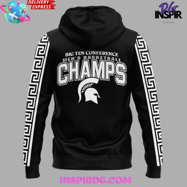 Michigan State Spartans Big Ten Champions 2025 Black Hoodie