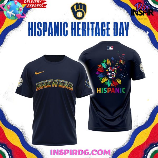 Milwaukee Brewers Hispanic Heritage Day Special T-Shirt