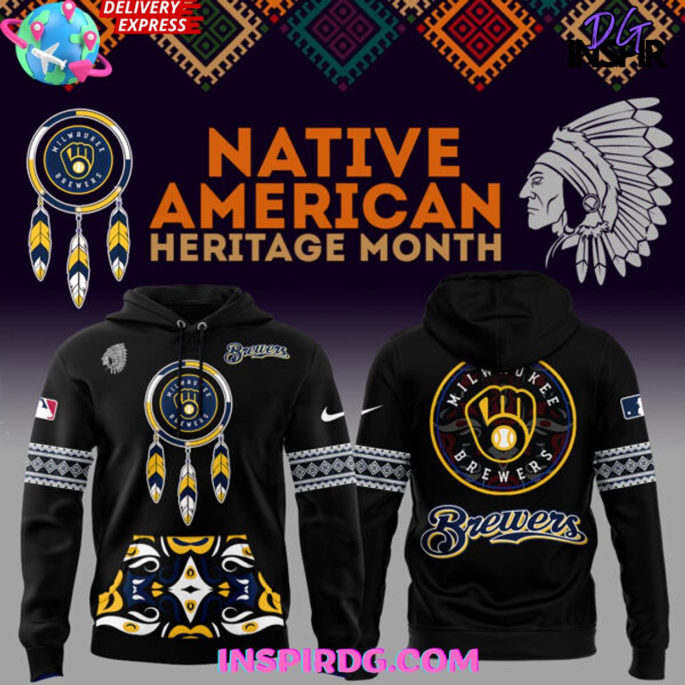 Milwaukee Brewers Native American Heritage Month 2025 Hoodie Milwaukee Brewers Native American Heritage Month 2025 Hoodie