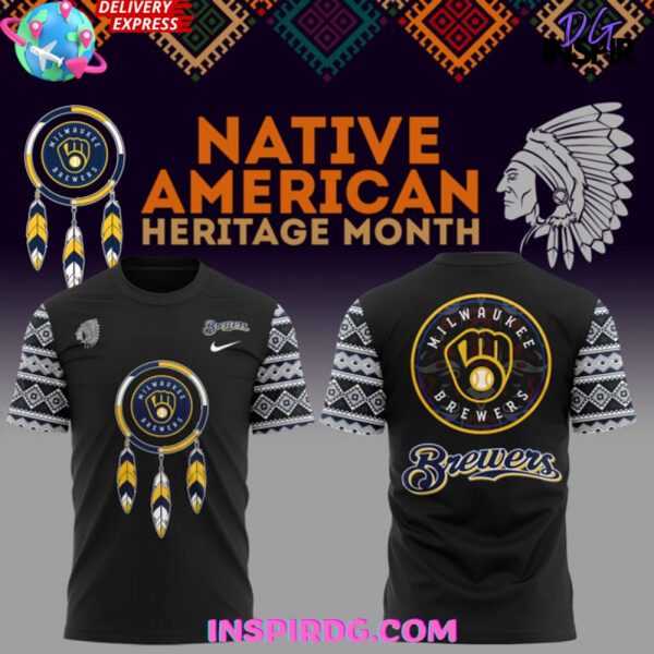 Milwaukee Brewers Native American Heritage Month 2025 T-Shirt