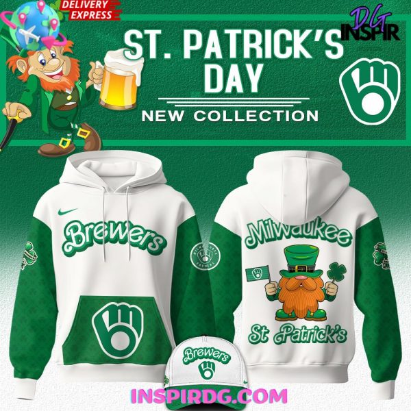 Milwaukee Brewers x St. Patrick’s Day 2025 Hoodie